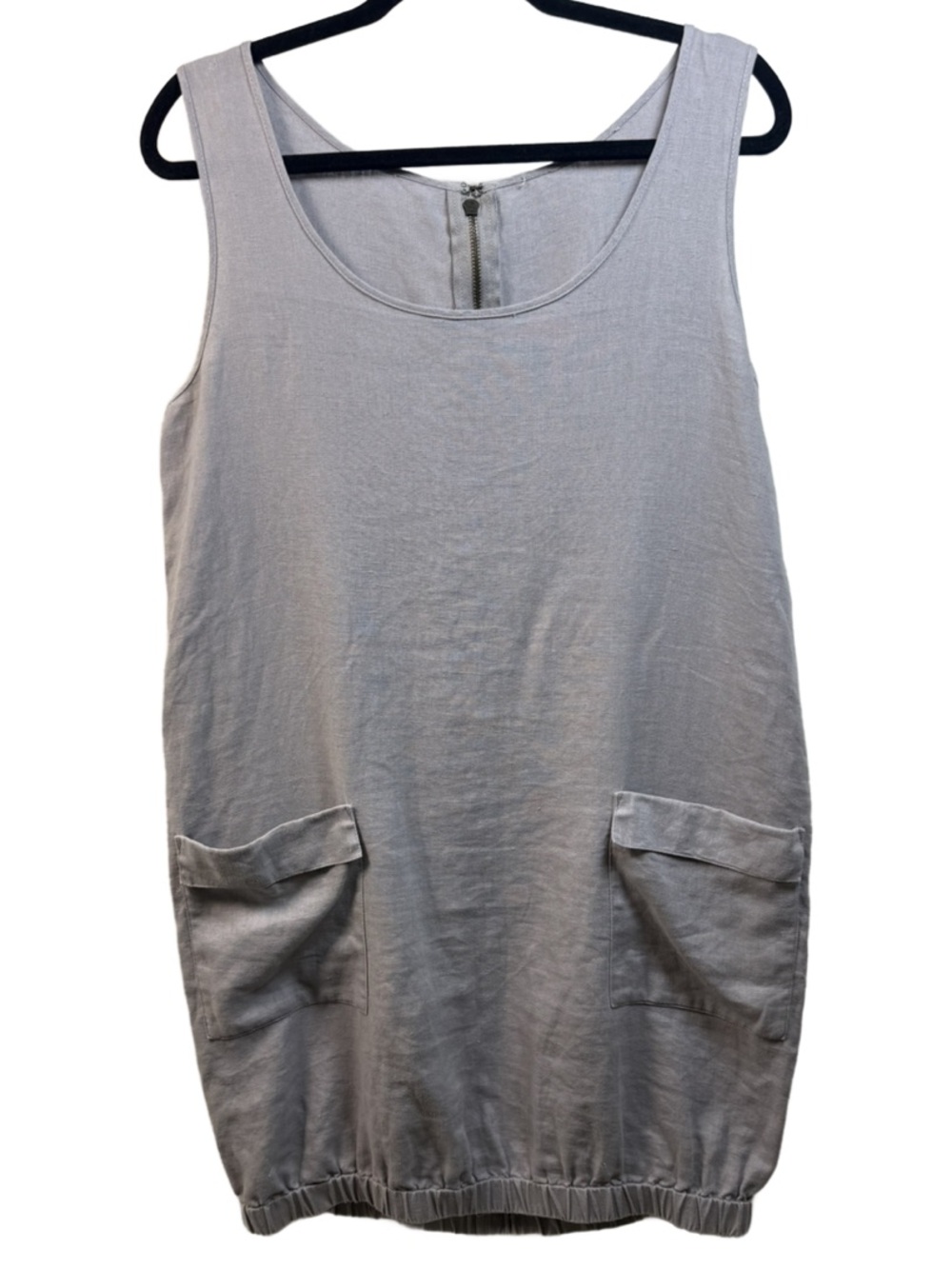Andrea Jovine Workshop Light Gray Sleeveless Bubble Dress